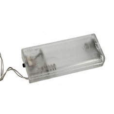 ZVJEZDANI VRH ZA BOŽIĆNO DRVCE BIJELA LED RASVJETA NA BATERIJE 24X14CM UKRASI ZA BOŽIĆNO DRVCE
