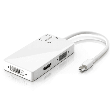 Adapter Mini DP DisplayPort na VGA / DVI / HDMI 3u1