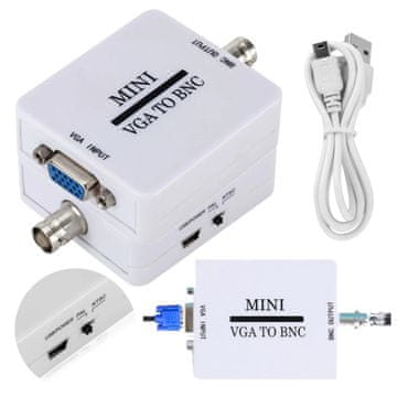 Adapter za pretvaranje slike VGA u BNC signal