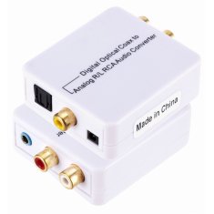 Koaksijalni / TOSLINK optički audio pretvarač - 2 x RCA činč / 3,5 mm priključak