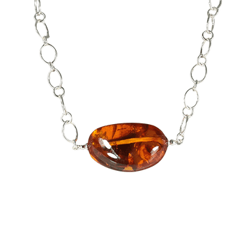 Ogrlica od konjaka i jantara - Baltic Amber Collier