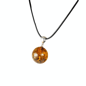 Ogrlica na nizu s privjeskom od jantara - Baltic Amber Collier