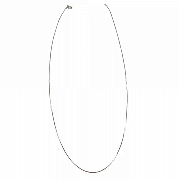 Srebrni lančić, dužine 45 cm - Baltički jantarni nakit