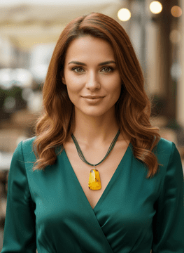 Ogrlica od mliječnog jantara - Baltic Amber Collier