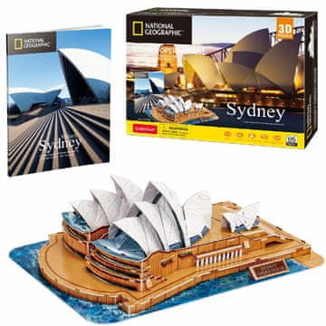 Bic KUBIČNA ZABAVNA SLAGALICA 3D NATIONAL GEOGRAPHIC SYDNEY 86 dijelova DS1088H