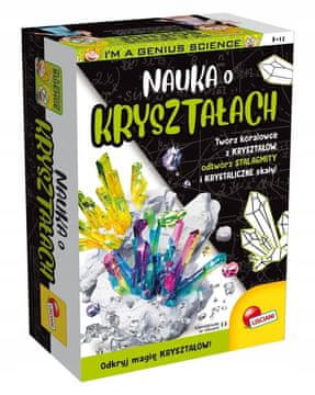 Lisciani JA SAM GENIJ Komplet za eksperimente Mali genij za kristalnu znanost