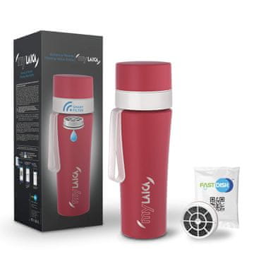 Laica My 550ml čelična filter boca s brzim disk filterom