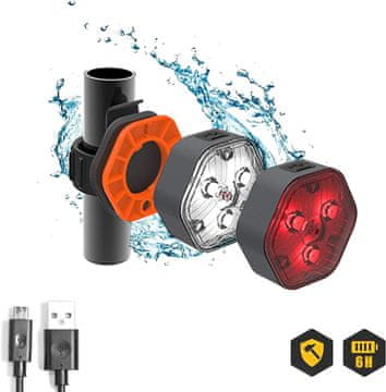 LED USB BICIKLISTIČKA ČELNA SVJETILJKA
