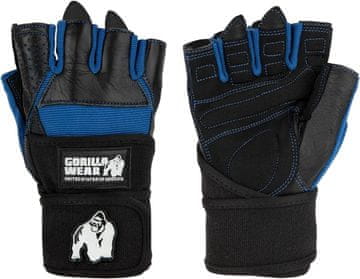 Gorilla Wear Dallas Wrap rukavice 3XL crno-plave