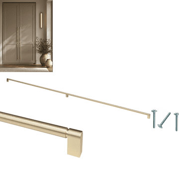 Zlatna kvaka za namještaj ormara 1205 mm, 1,2 m, loft, moderni stil, Timeless