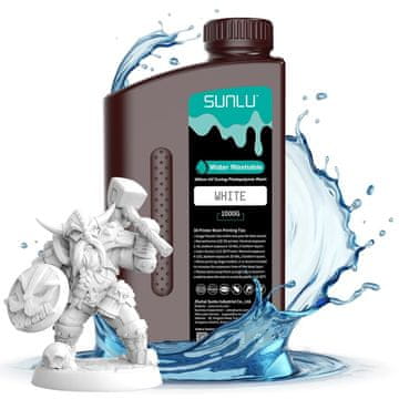 SUNLU bijeli deterdžent za pranje rublja, periv vodom, 1 kg