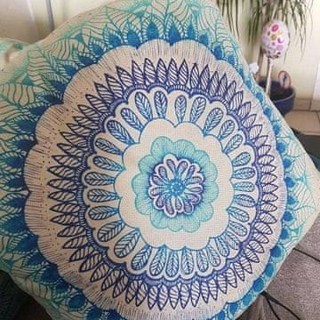 Ukrasne jastučnice 45x45 cm mandala 4 kom.