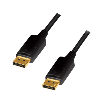 LogiLink CV0077 DisplayPort kabel, 10 m DP/M na DP/M - 4K/60 Hz, crni