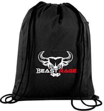 BEAST RAGE Sportska torba s vezicom Crni vodootporni ruksak