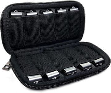 Neoprenska futrola za USB flash pogon, organizator za kartice, kablove i pribor