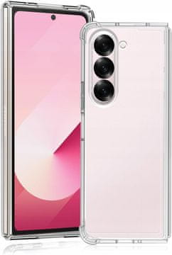 Agedate Samsung Z Fold 6 maska, prozirna, tanka silikonska zaštitna maska