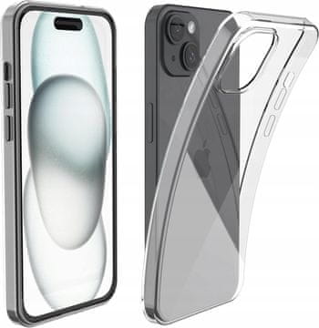Prozirna TPU zaštitna maska za iPhone 15 Plus