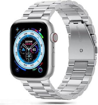 Čelični remen za Apple Watch 49/45/44/42 mm srebrni leptir