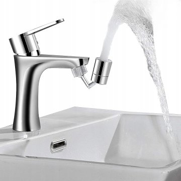 Okretni aerator 24 mm adapter-produžetak za slavinu s 2 načina rada, kromiran