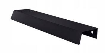 Ručka za namještaj s rubom CRNA MAT 14,8 cm, loft svijetla izdržljiva UA09