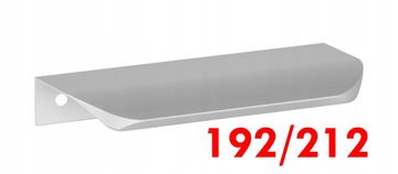 Ručka za namještaj SILVER ALU 192/212mm lagana i izdržljiva UA02