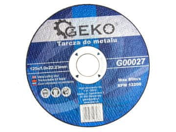 GEKO Metalna rezna ploča 125x1.0 (10/50/400)