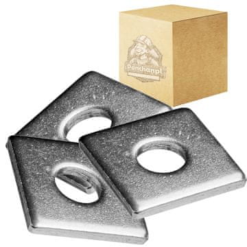 KVADRATNA PODLOŠKA PN82010 DIN436 POCINKANA 1 KG M20