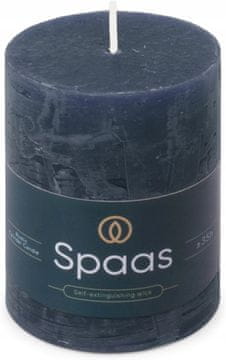 Spaas rustikalna stupna svijeća 70/95 mm 35h, tamnoplava