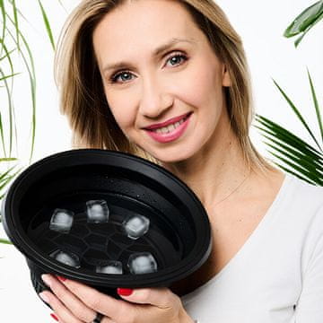 Silikonska ledena zdjela za lice BLACK YEYE napravljena u prirodi