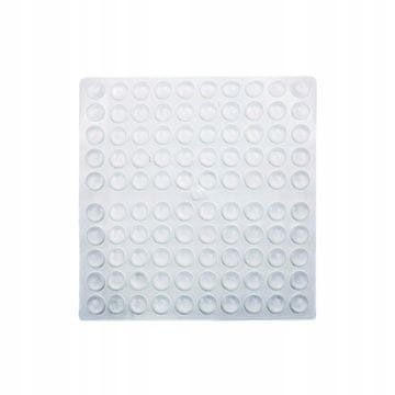 Silikonski odbojnik 10x3mm listić, 50 kom., prozirni