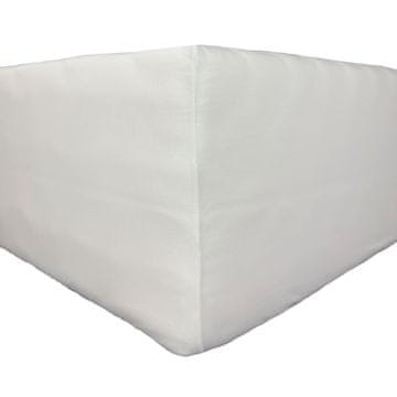 Jersey Delux uspravna plahta - bijela 240x220 s gumicom, polirani proizvod