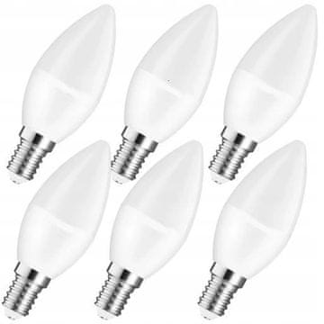 6x LED žarulja E14 A65 8W = 60W 285 SMD 680 lm CCD BEZ treptanja