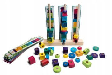 BS Toys Drvene slagalice Tower Blocks