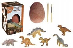 BORBONESE Velika figurica dinosaura Iskopano jaje 10 cm