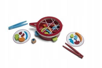 BS Toys Set za igru spretnosti "Ribolov povrća" za djecu