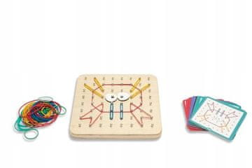 BS Toys Geoplan Montessori drvena manipulativna ploča