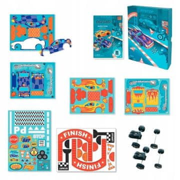 Pull Back Racers kreativni set slatkiša