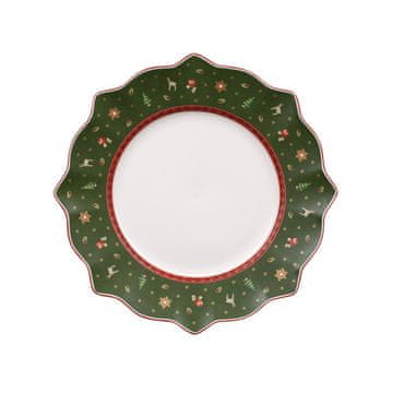 Božićni ravni tanjur Toy's Delight (zeleni) Villeroy & Boch