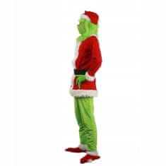 GRINCH KOSTIM ZA ODRASLE COSPLAY MASKA RUKAVICE BOŽIĆ veličina L