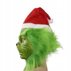 GRINCH KOSTIM ZA ODRASLE COSPLAY MASKA RUKAVICE BOŽIĆ veličina L