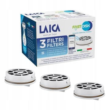 Laica Fast Disk filteri za vodu, 3 kom. uloška za filter boce i karafe