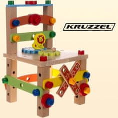 Kruzzel Drvena stolica za montažu Kruzzel 22506