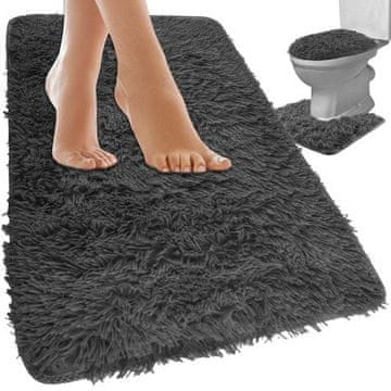 Ruhhy Tepih za kupaonicu - set - sivi Ruhhy 24353