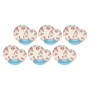 ROSE&TULIPS SEABED servis za jelo za 6 osoba