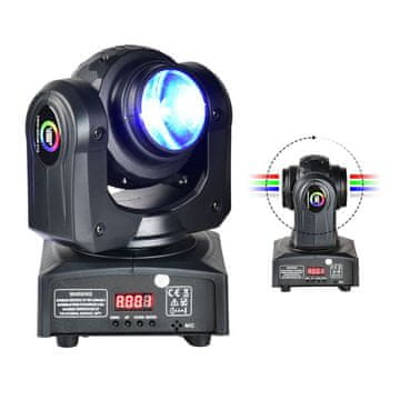 slomart LIGHT4ME TWIN BEAM 210 mini LED moving head
