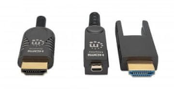 Manhattan Manhattan HDMI na Micro HDMI kabel, Plenum, 4K@60Hz, 20m, Aktivan