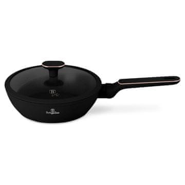 Berlingerhaus Duboka tava s titanskim premazom i poklopcem, 24 cm, Black Rose Collection