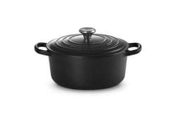 Le Creuset Signature 3.3 L okrugla posuda, crna