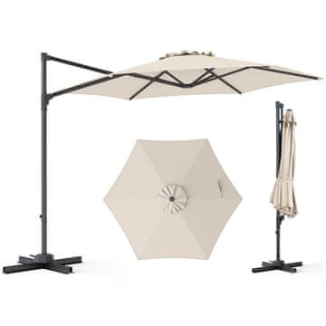 Northix Cantilever Patio Umbrella 10 Ft 360° Swivel Vented Design