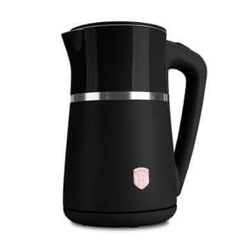 Berlingerhaus 1,7 l električni čajnik s dvostrukim zidom - kolekcija Black Rose